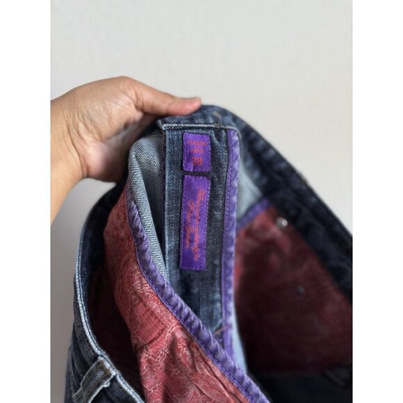 Robert Graham Classic Yates Jeans Men's Light Whiskering Distress Size 38x36 - Picture 11 of 15